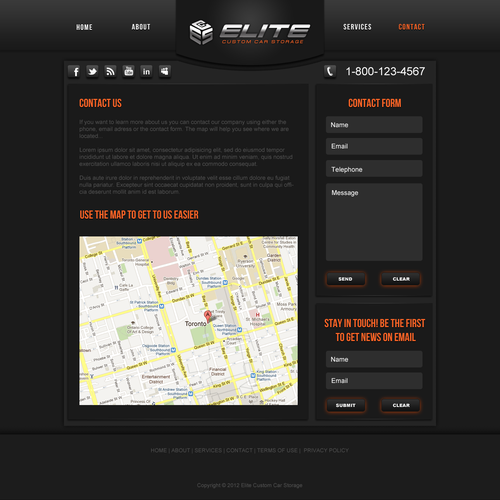 Elite Custom Car Storage needs a new website design デザイン by BogdanB