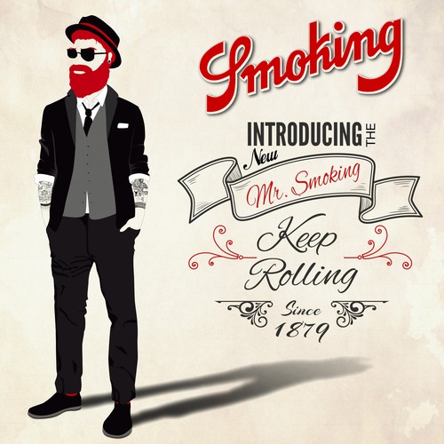 Design di DRAW YOUR OWN MR. SMOKING - one open round - one winner - no final round di manomade