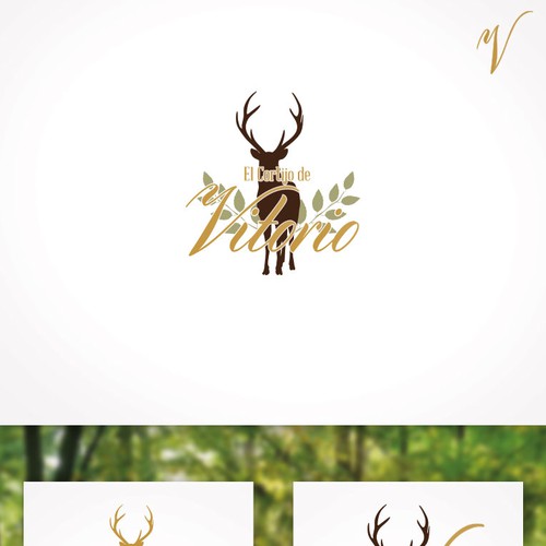 "Buscamos ideas originales para casa rural" winning Logo design