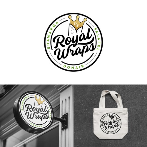 Logo for a fast food restaurant specializing in wraps. Design réalisé par Anut Bigger