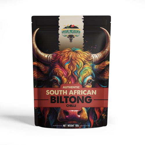 Hipster professional adventure biltong food packaging Design by syakuro