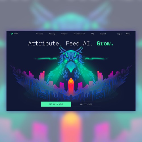 Designs | Mecha Raven GIANT Crazy Website Illustration (+Winner Gets ...