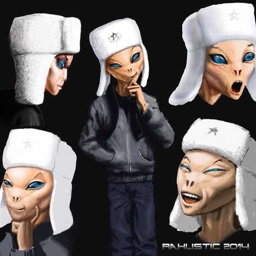 Alien main character design for a movie Design by RAHLISTIC