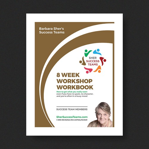 Workbook front cover for adults with big dreams - make me smile Design by Xnine