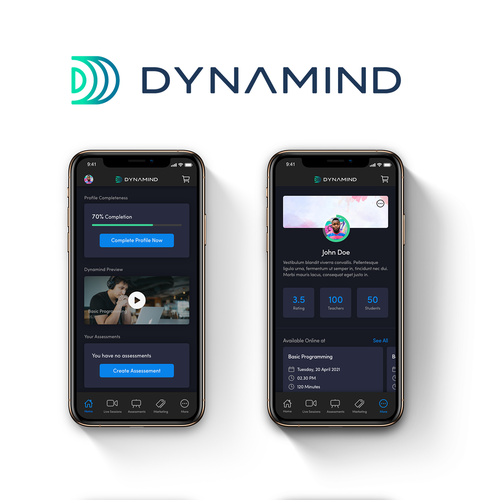 Mobile App Screens design for AI based Technology start up Design by rocktadiani