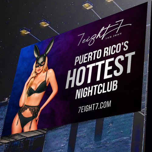 Billboard for a Nightclub and Gentlemen’s Club Design by Deep@rt