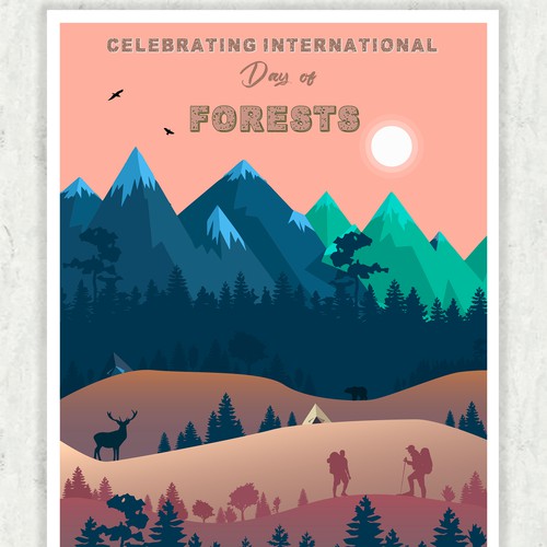 Awesome Poster for International Day of Forests Ontwerp door Ketrin Chern