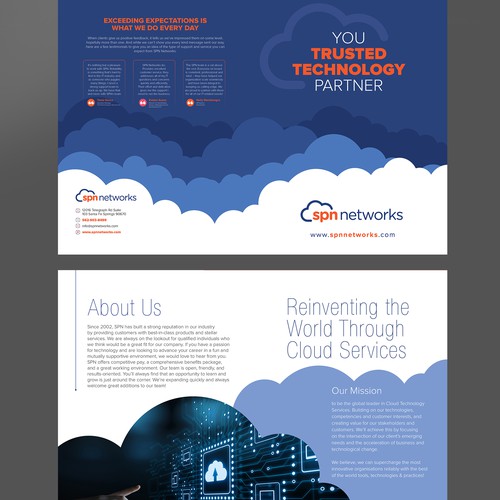 Technology Provider - Company Booklet Brochure Design by Create4Design
