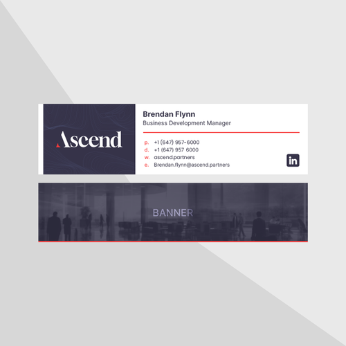 Design di Ascend Partners New Branded Email Signature di schnell