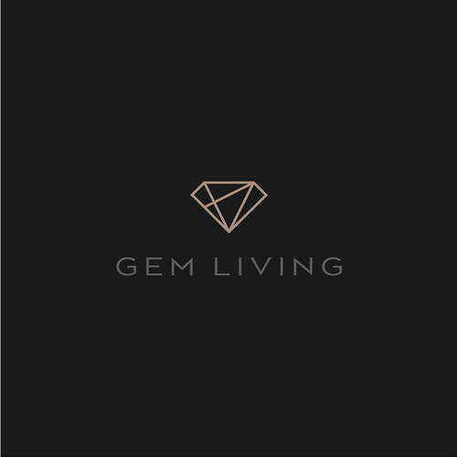 Geometrical, minimalist, modern brand design for Gem Living Design by vulv