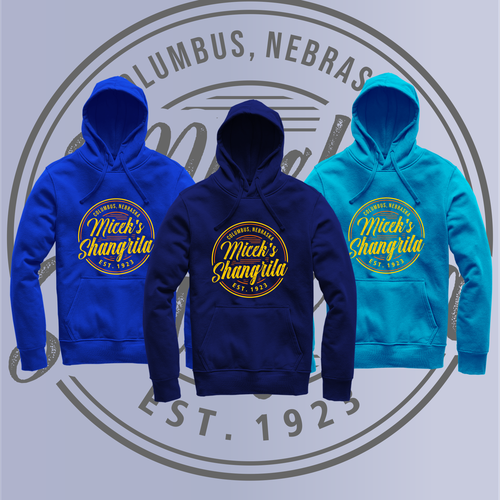 Retro hoodie illustration design for family owned bar Design by Ardi90