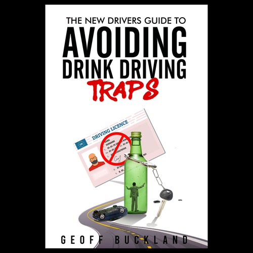 "Need an impactful cover for a book aimed at stopping young drivers from drink driving" Design by morningzeenia