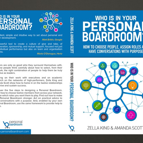 Design a book cover for "Who is in your Personal Boardroom?" Design by ArtSpark