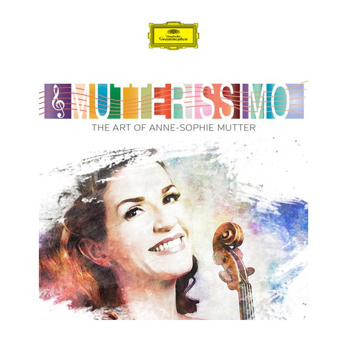 Illustrate the cover for Anne Sophie Mutter’s new album デザイン by Kaari