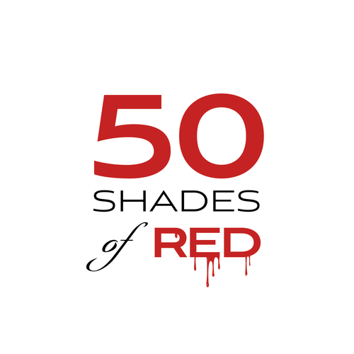 Logo for "50 Shades of Red" themed party Design by idealex