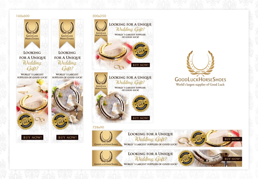 New Banner Ad Wanted For Good Luck Horseshoes Banner Ad Contest