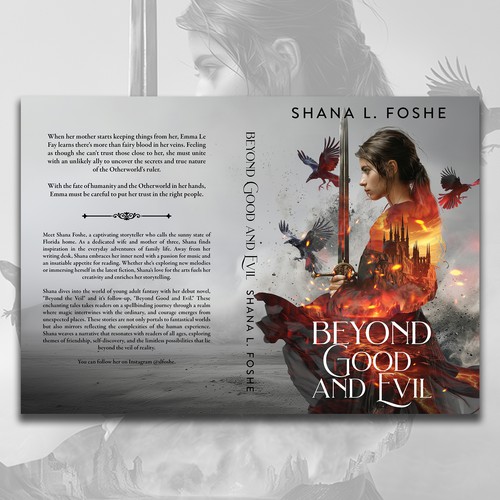 Book Cover Design Contest for Beyond Good and Evil, a sequel to a debut novel. Design by mihai313