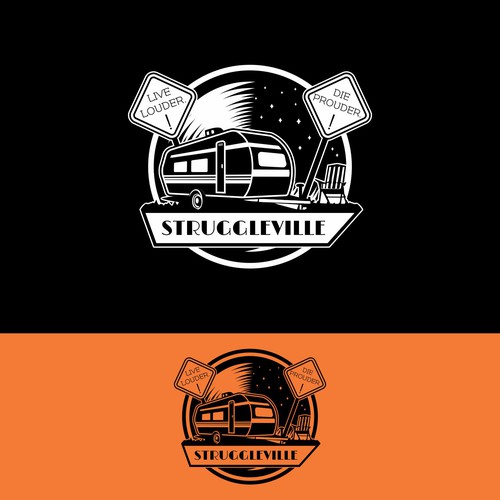 Folk Music Label Logo Design por Syarif HC