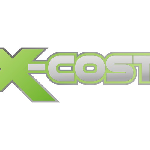 logo for x-cost.com Design by Dirtymice