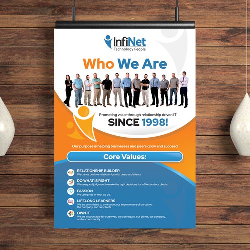 Tech Company "About Us" Flyer Design by Dzhafir