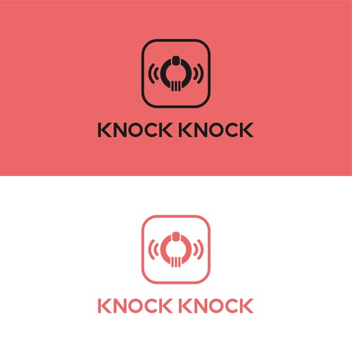 New Social Property Search App Logo NEEDED! Knok Knok Design by DevDevit   ★ ★ ★ ★ ★