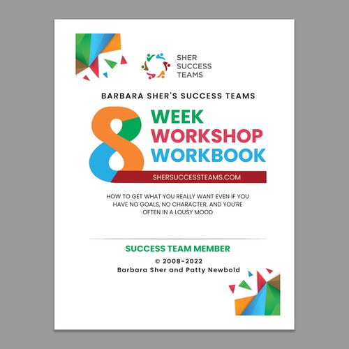 Workbook front cover for adults with big dreams - make me smile Design by Dzhafir