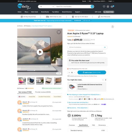 Revamp our e-com website! Design by OMGuys™