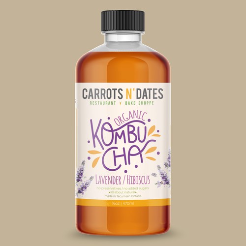 Design a Unique & Funky Kombucha bottle label Design by Daisygirl1702