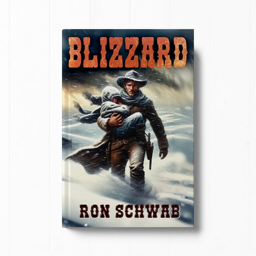 We need a dynamic book cover for our novel, "Blizzard"! Design by designers.dairy™