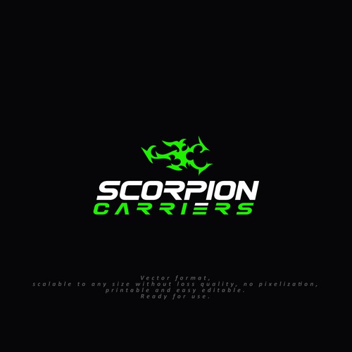 Scorpion Carriers - Trucking Company Design by NEXNEX