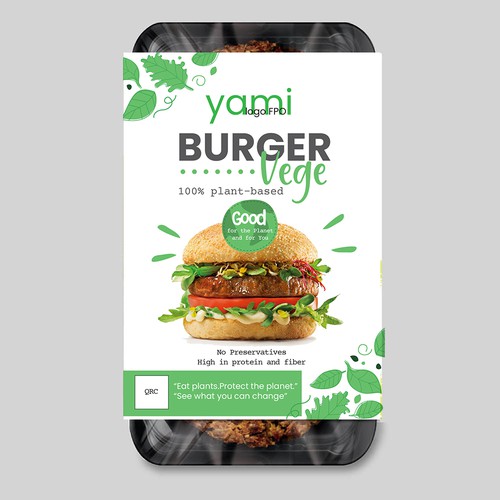 Vege food packaging design Design by Shisiouk