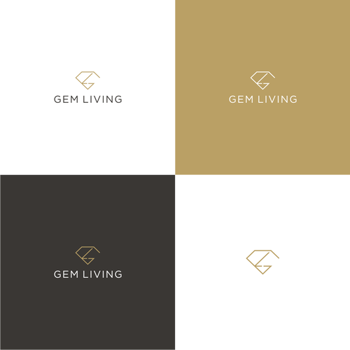 Geometrical, minimalist, modern brand design for Gem Living Design by pay U