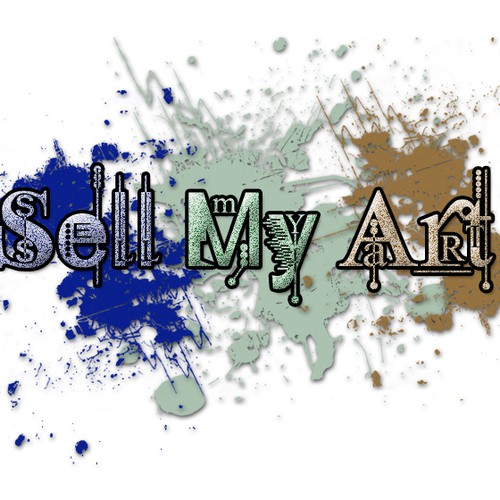 Sell my ART!!! logo design-ontwerp door Mich'Del