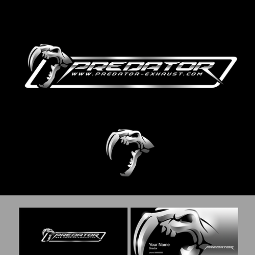 Aggressive Logo Design for an Motorcycle Exhaust (Predator) Design by kil_pixel