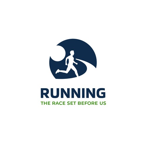 Logo for theme of the year - Running the Race Design by Sepehr™