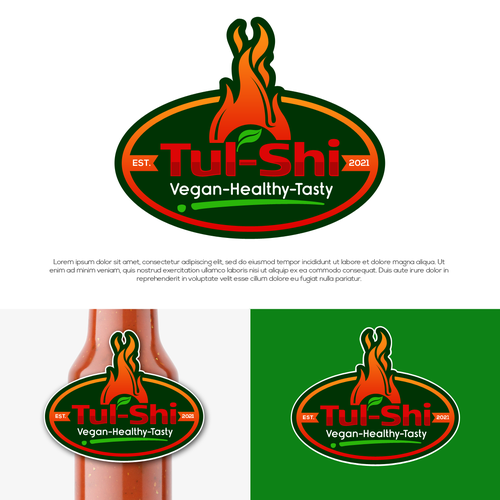 I need a logo on my new sauce product. It should be a mouth watering logo Design by Blue Day™