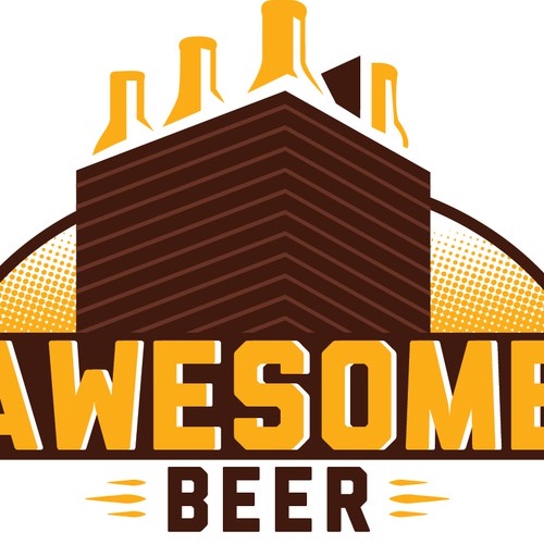 Awesome Beer - We need a new logo! Diseño de Huey Design