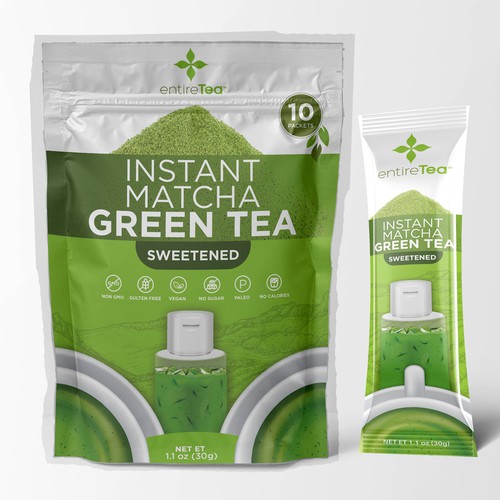 Green Tea Product Packaging Needed Réalisé par Abdul Mukit