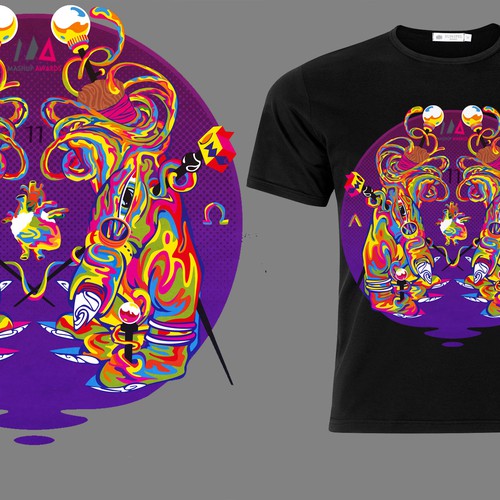 T-shirt for CREATORS' community ー クリエイターコミュニティのTシャツデザイン！ Design by Fanciful designs