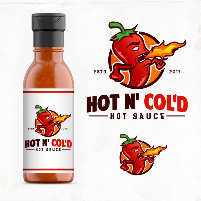 Hot design for next big Hot Sauce needed Logo design contest