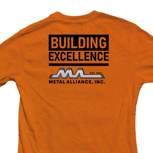T-shirt design for high quality construction company Design by Irisha_design