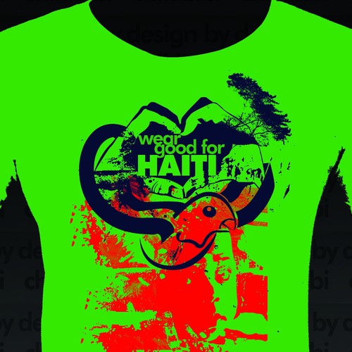 Wear Good for Haiti Tshirt Contest: 4x $300 & Yudu Screenprinter Design por J33_Works