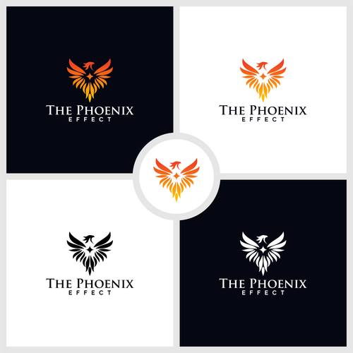 Brand Kit for: The Phoenix Effect -Bold Personal Growth Brand for Women Rebuilding from the Ashes Design by raldraw