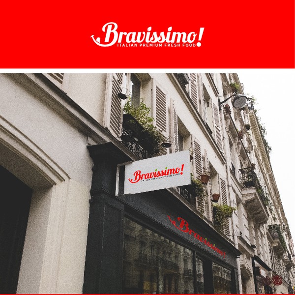 Design by emanue7e titled "Bravissimo! logodesign"