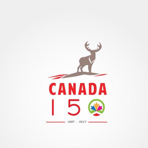 Community contest: Design Canada’s 150th birthday logo! Design by ColorGum™