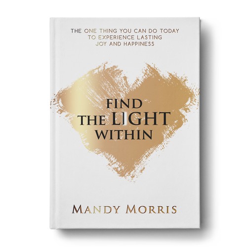 Book cover “find the light within” Design by Levro