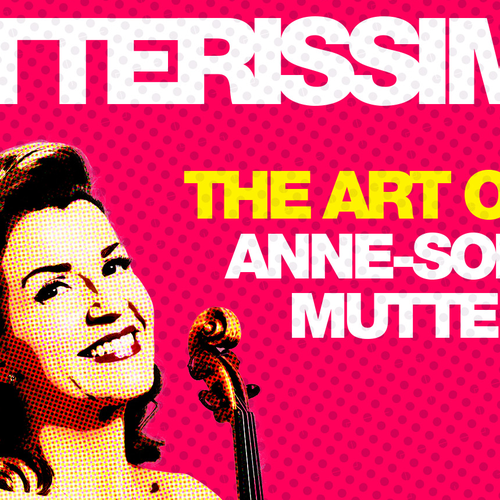 Illustrate the cover for Anne Sophie Mutter’s new album Diseño de Mr Wolf
