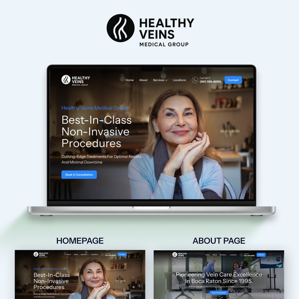 Website for Vein Treatment Clinic