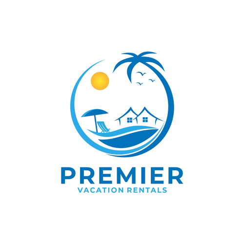 Short Term Vacation Rental Properties Logo Design by META ™