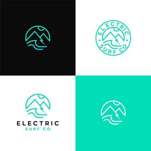 Electric Surf Co - design a fun lifestyle brand! Design by Jonathan Torin™